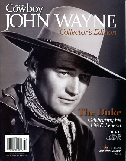 Featured image for “John Wayne photo from “Stagecoach” graces cover of American Cowboy Magazine”
