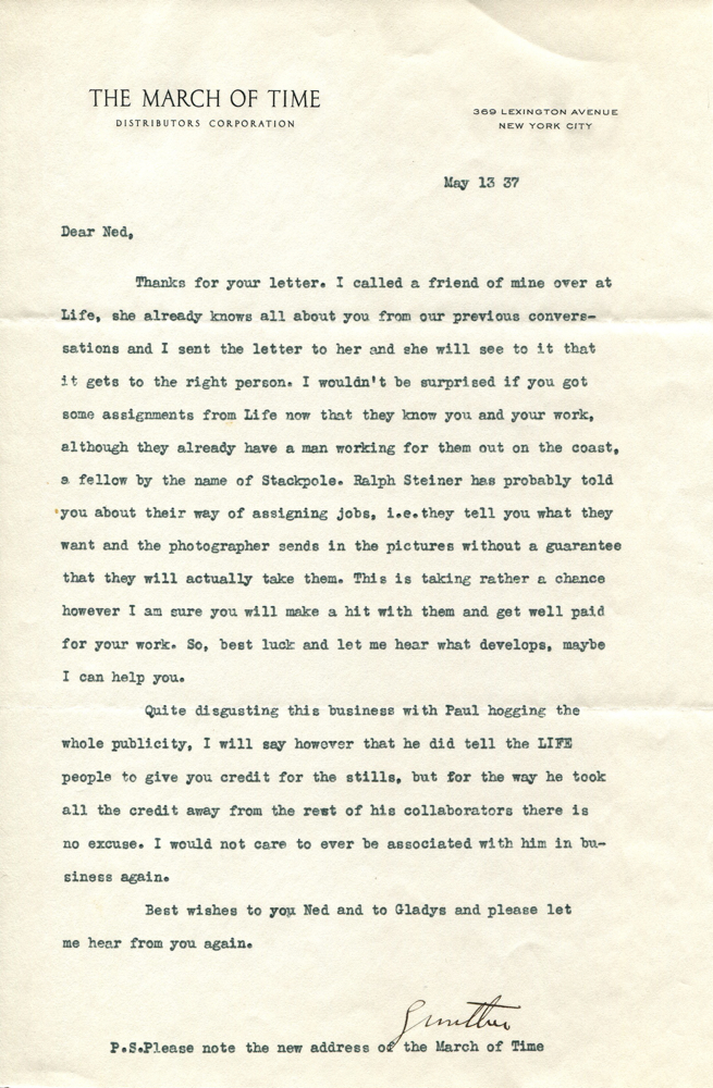 Featured image for “Redes film letter by Gunther von Fritsch discovered”